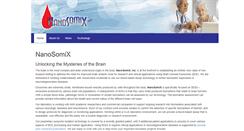 Desktop Screenshot of nanosomix.com